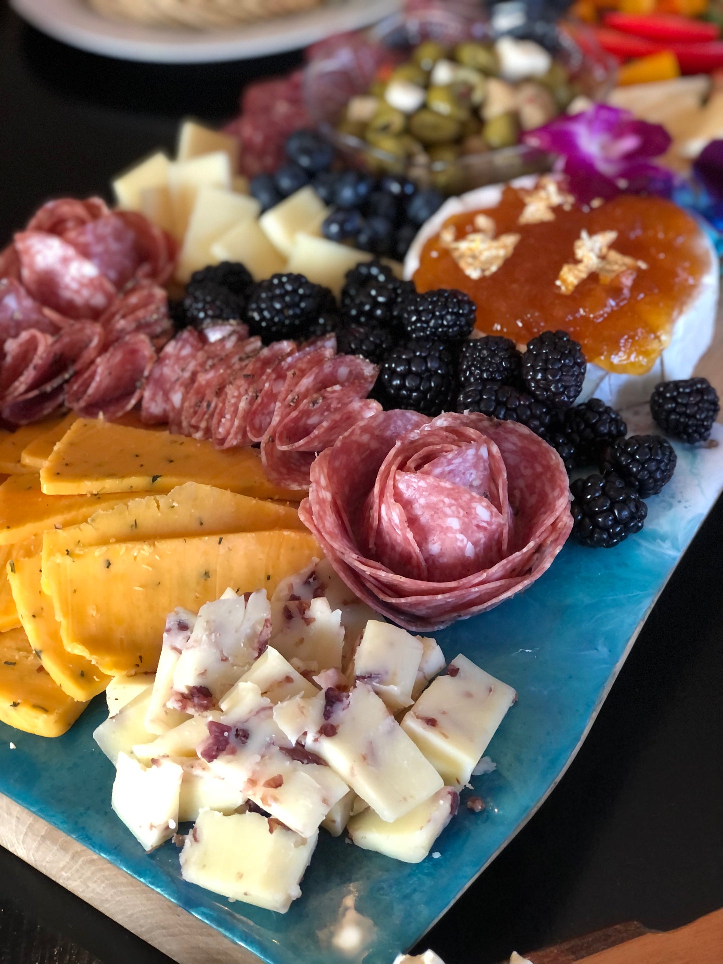 Large and HEAVY Blue Hole Charcuterie Board