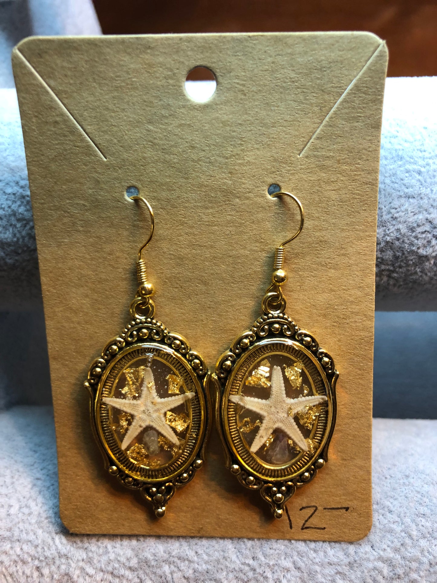 REAL Starfish Earrings Jewelry