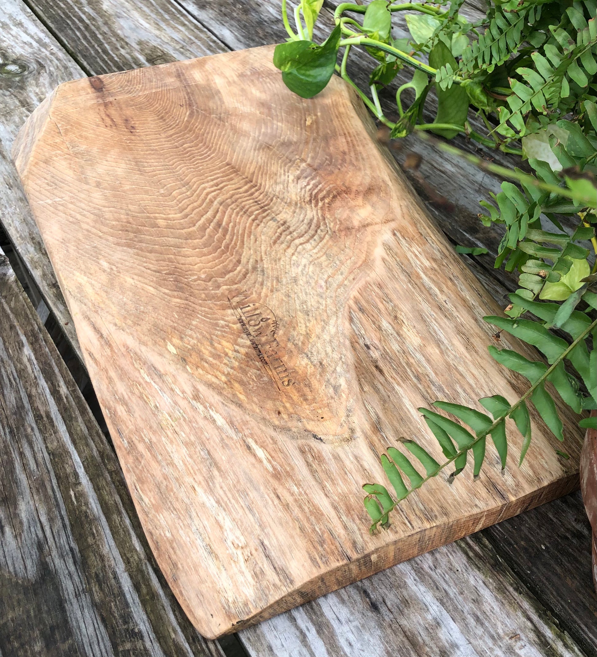 Square End Charcuterie Board - Live Edge - Cutting Board – Willow Mountain  Limited